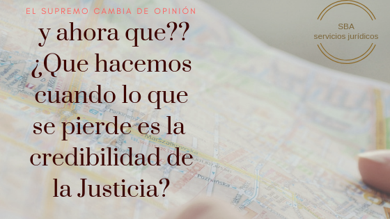 LOS DIMES Y DIRETES DEL TRIBUNAL SUPREMO