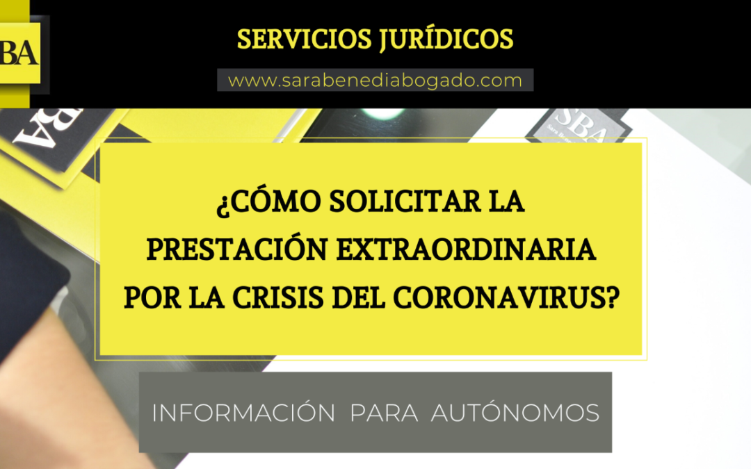 AUTÓNOMOS.               PRESTACIÓN EXTRAORDINARIA.
