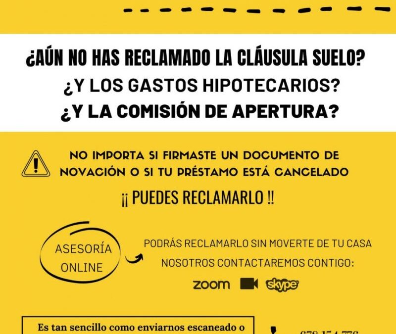 ESTADO ACTUAL DE LAS RECLAMACIONES BANCARIAS.  QUÉ PUEDO RECLAMAR Y CUANTO PUEDO RECUPERAR