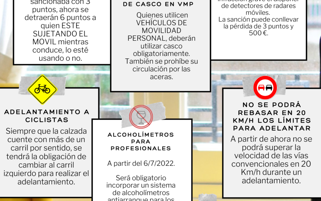 TODO LO QUE DEBES SABER SOBRE LA NUEVA LEY DE TRÁFICO